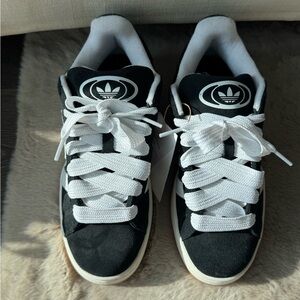 Adidas Classic Black and White Trainers